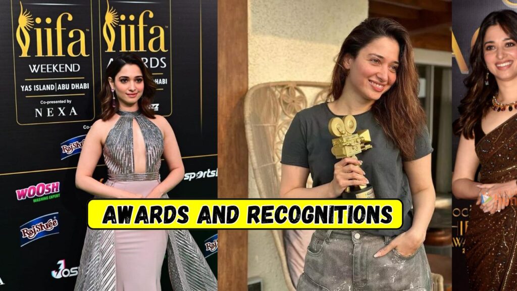 Tamanna Bhatia Awards and Recognitions