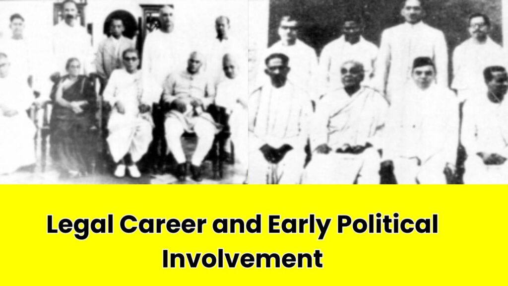 Tanguturi Prakasam Pantulu Legal Career and Early Political Involvement