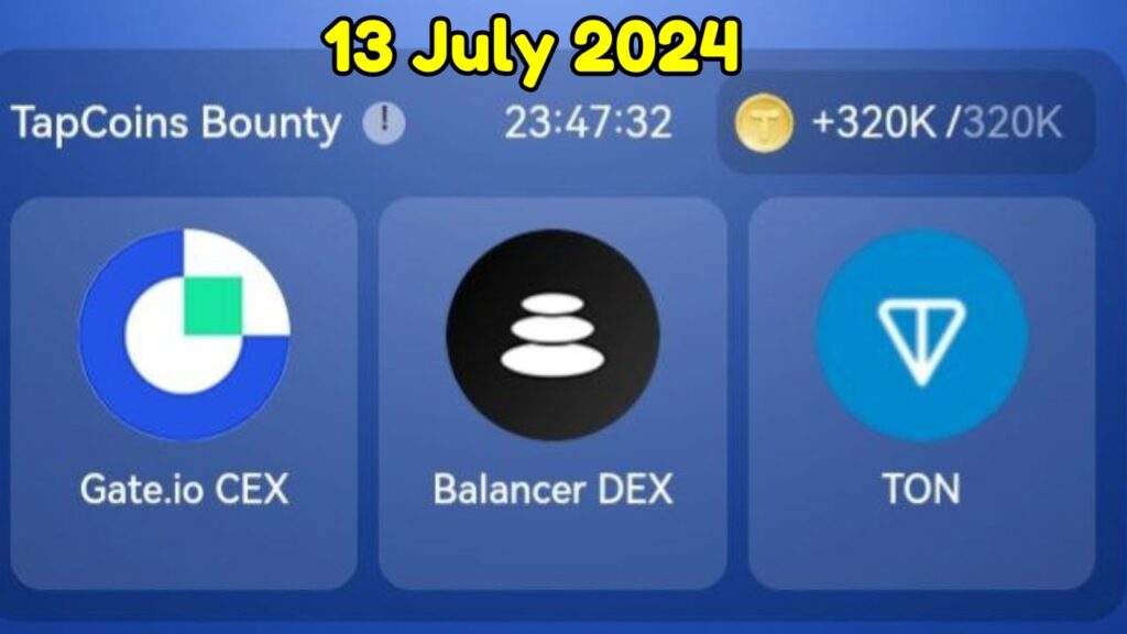 TapCoins 13 July Daily Combo