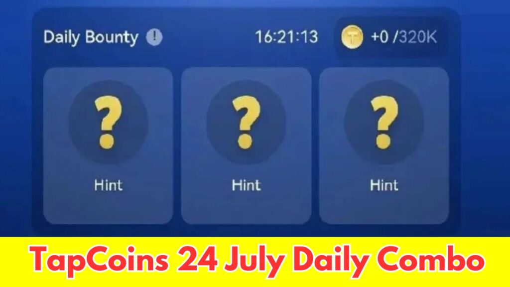 TapCoins 24 July Daily Combo 