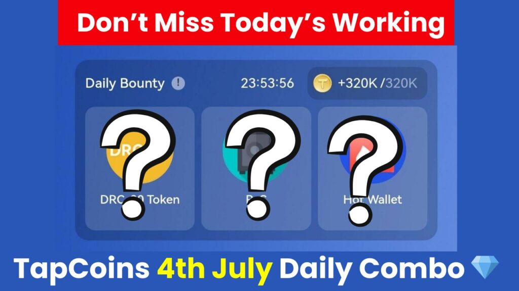 TapCoins 4th July Daily Combo 