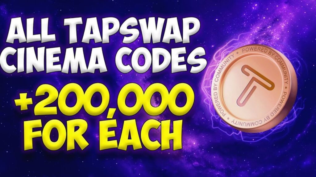 Tapswap All Cinema code 11 November