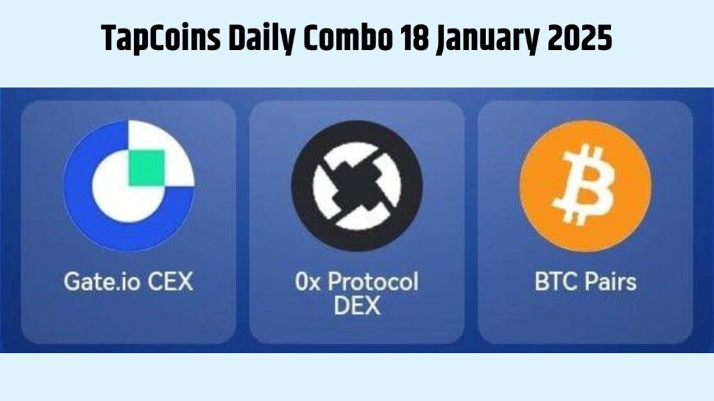 TapCoins Daily Combo 18 January 2025