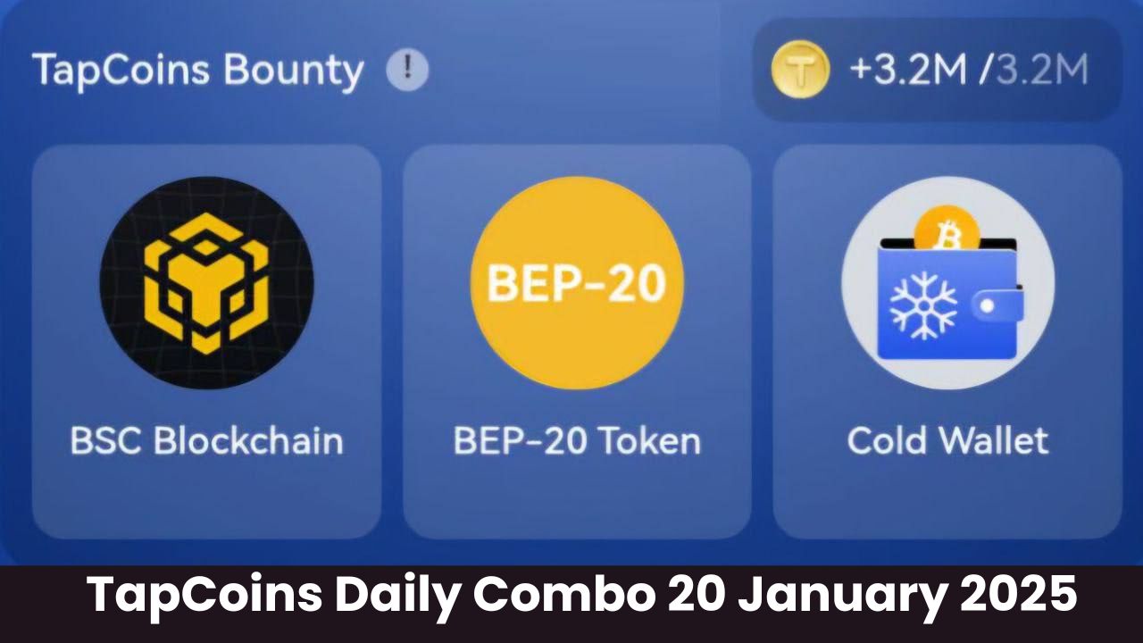 TapCoins Daily Combo 20 January 2025