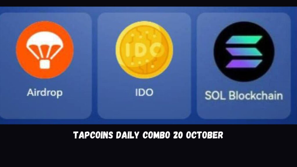 TapCoins Daily Combo 20 October