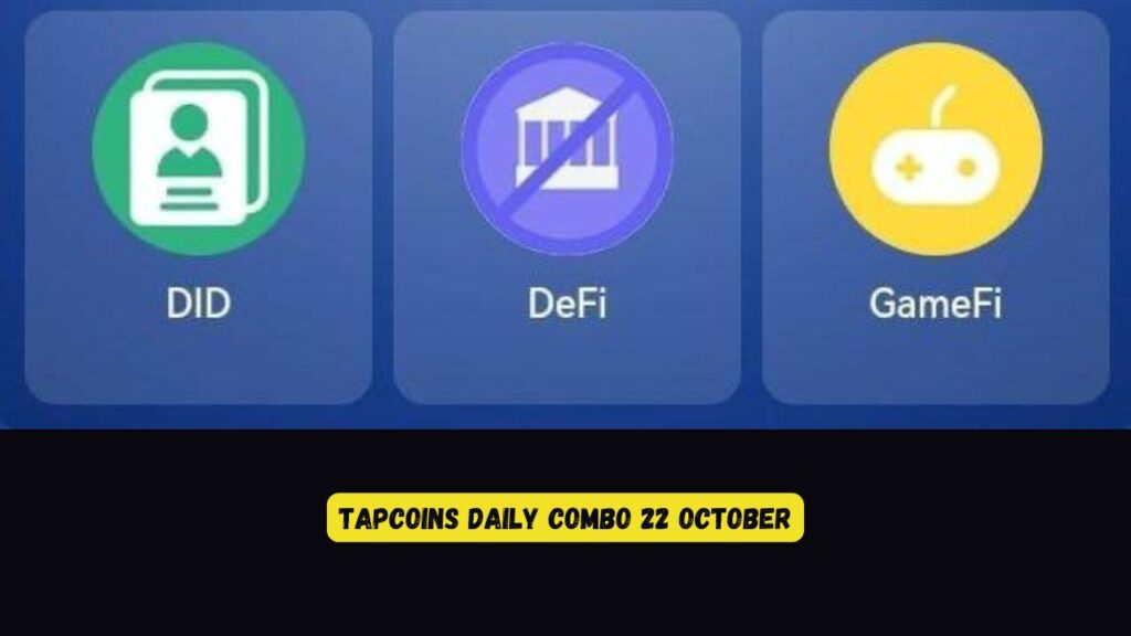 TapCoins Daily Combo 22 October