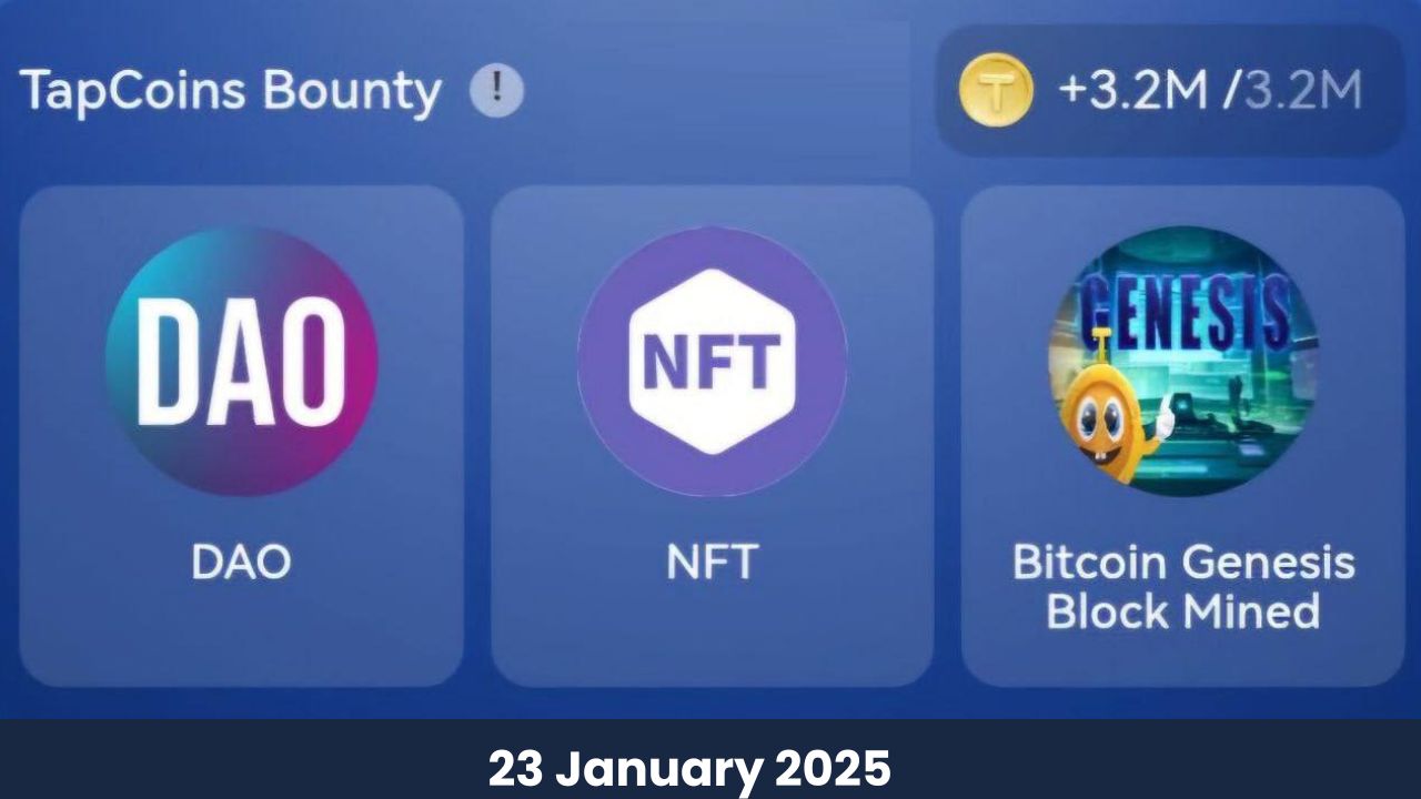 TapCoins Daily Combo 23 January 2025