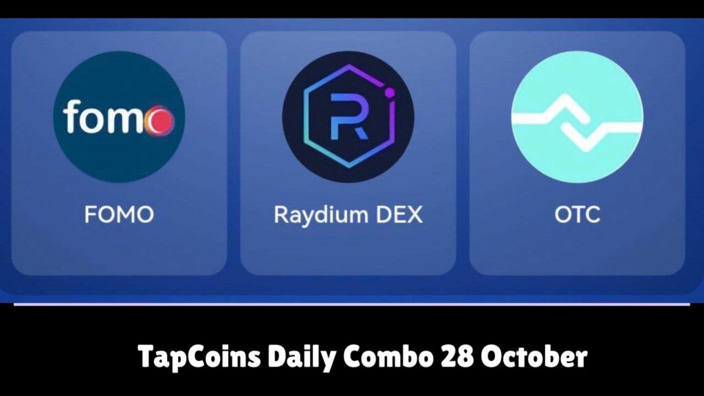 TapCoins Daily Combo 28 October