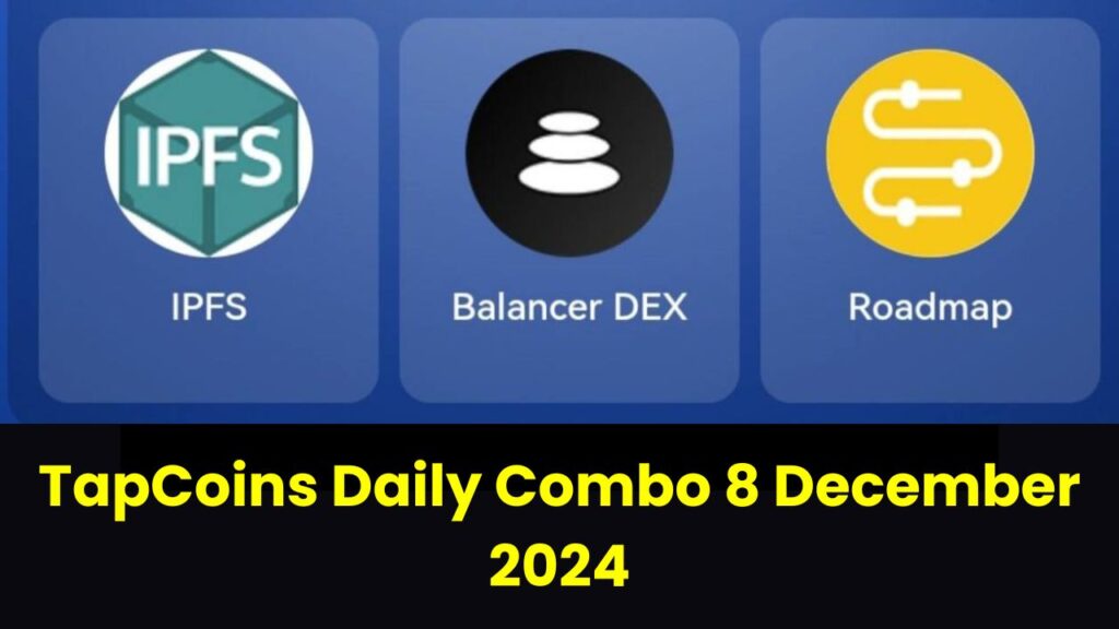 TapCoins Daily Combo 8 December 2024