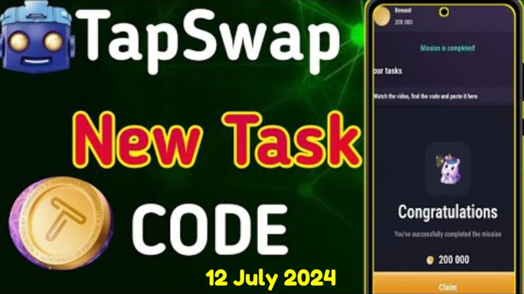 Tapswap All Codes 12 July, 2024