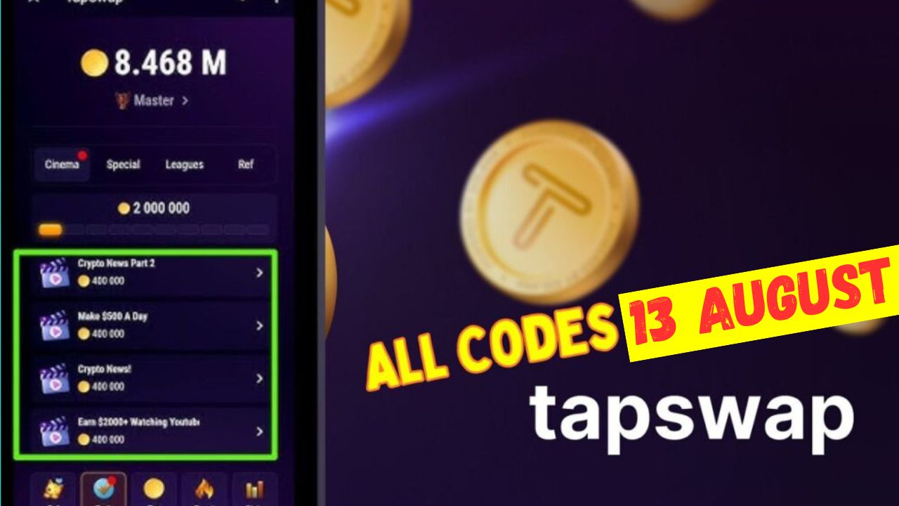 Tapswap All Codes 14 August