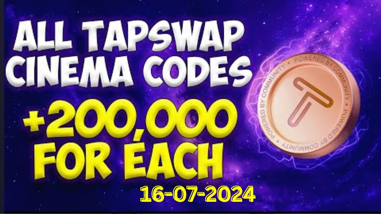 Tapswap All Codes 16 July