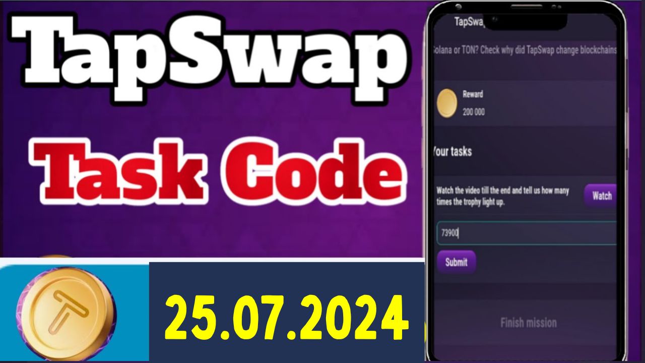 Tapswap All Codes 25 July