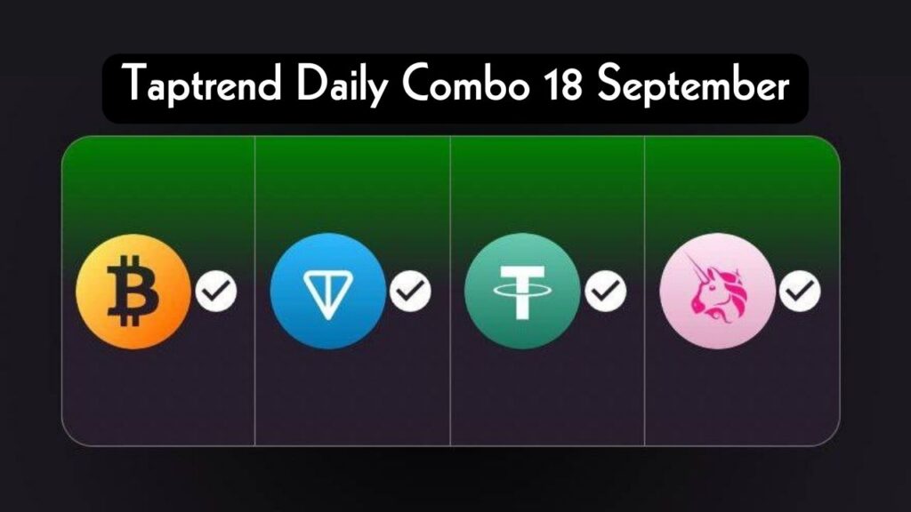 Taptrend Daily Combo 18 September