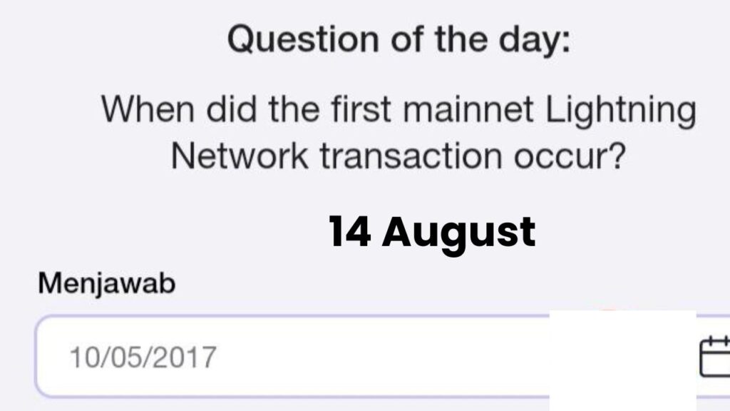 Time Farm Quiz Answer 14 August 