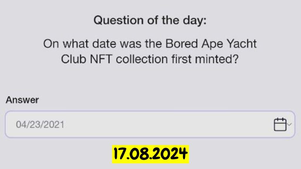 Time Farm Quiz Answer 17 August 