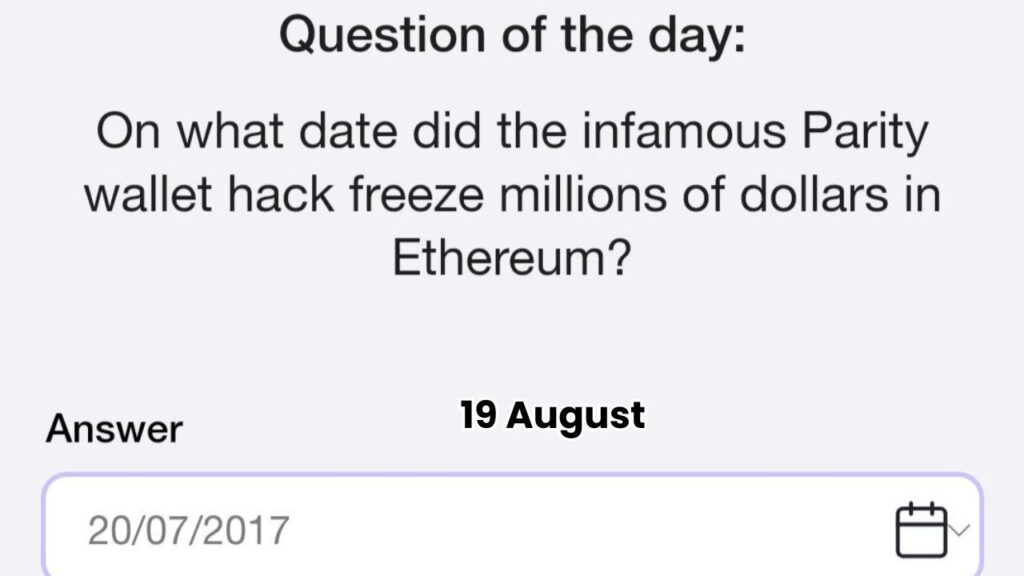 Time Farm Quiz Answer 19 August