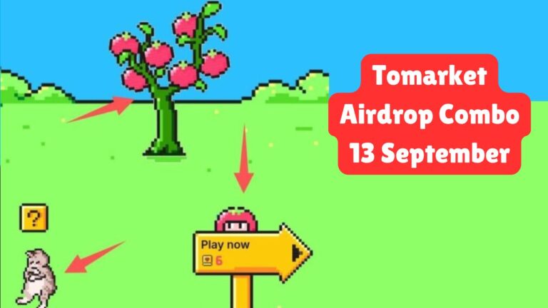 Tomarket Airdrop Combo 13 September