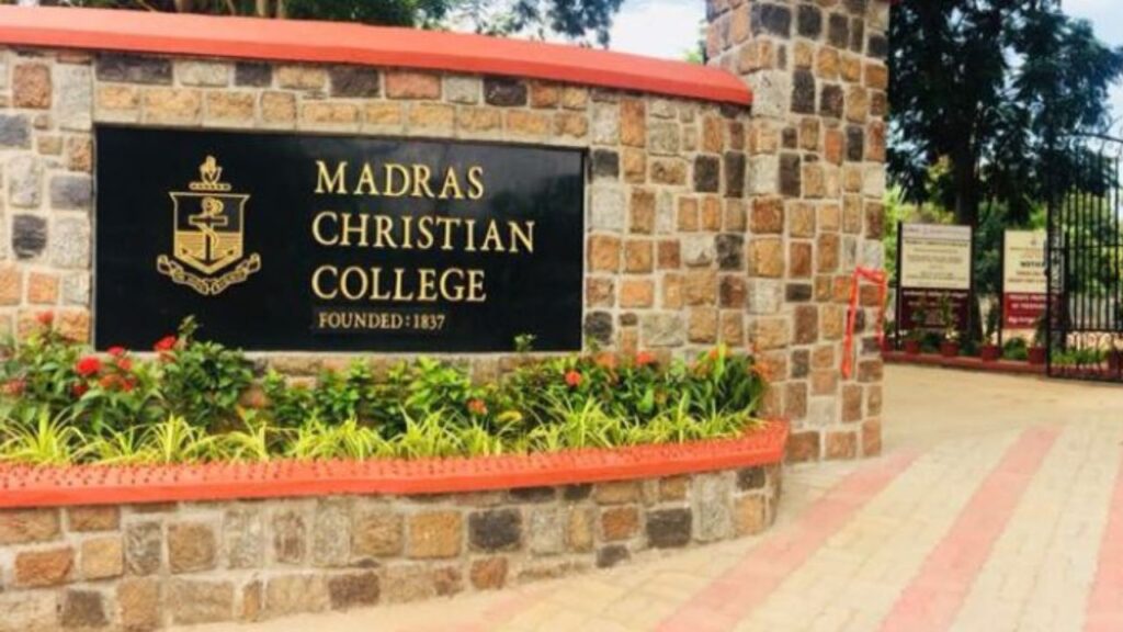 Madras Christian College, Chennai