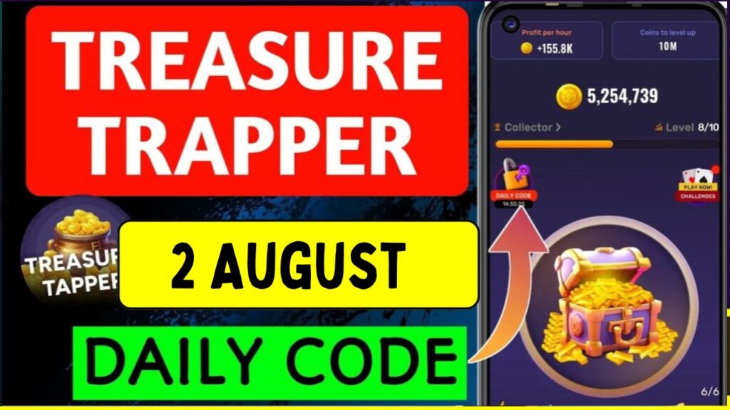 Treasure tapper Morse Code 2 August