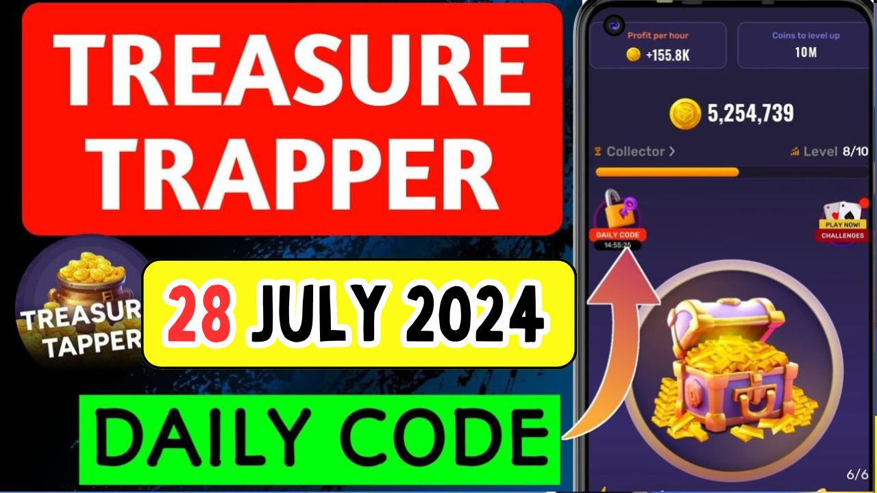 Treasure tapper Morse Code 28 July