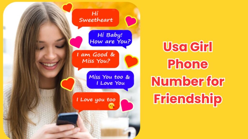 Usa Girl Phone Number for Friendship