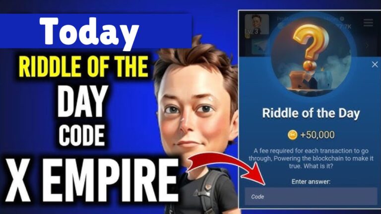 X Empire Riddle of the Day