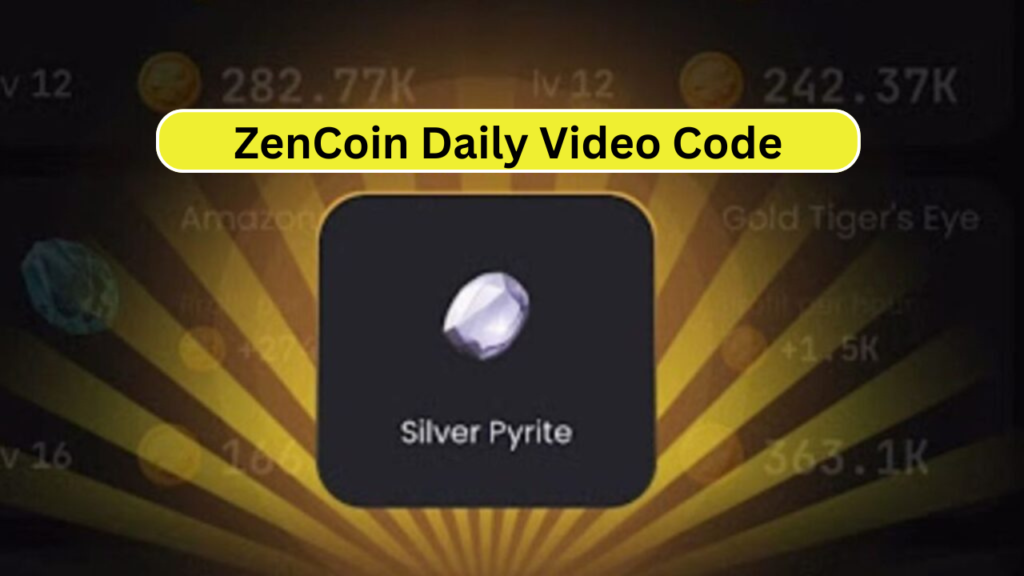 ZenCoin Daily Video Code 17 October