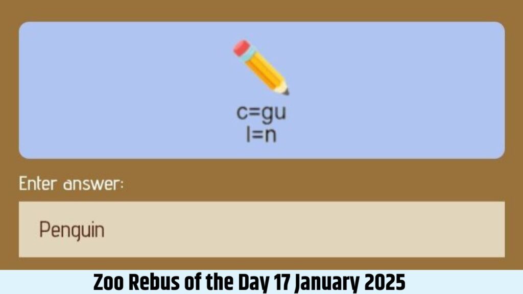 Zoo Rebus of the Day 17 January 2025