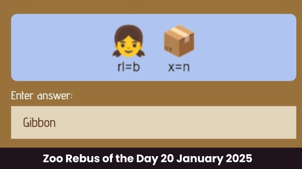 Zoo Rebus of the Day 20 January 2025