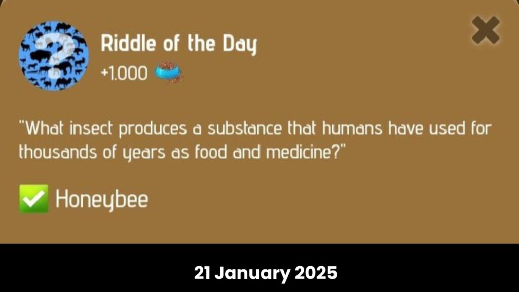 Zoo Riddle of the Day 22 January 2025