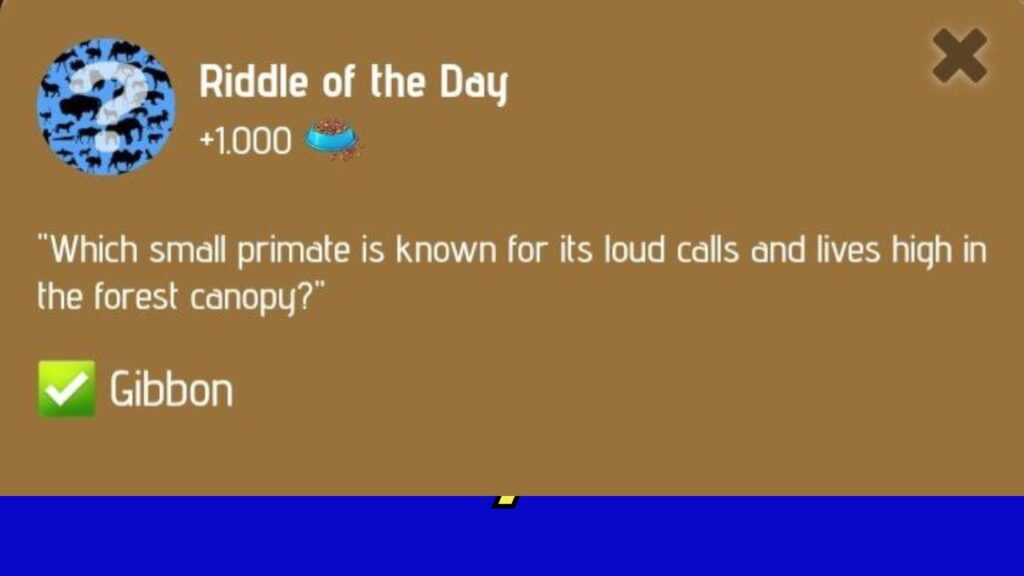 Zoo Riddle of the Day 25 January 2025