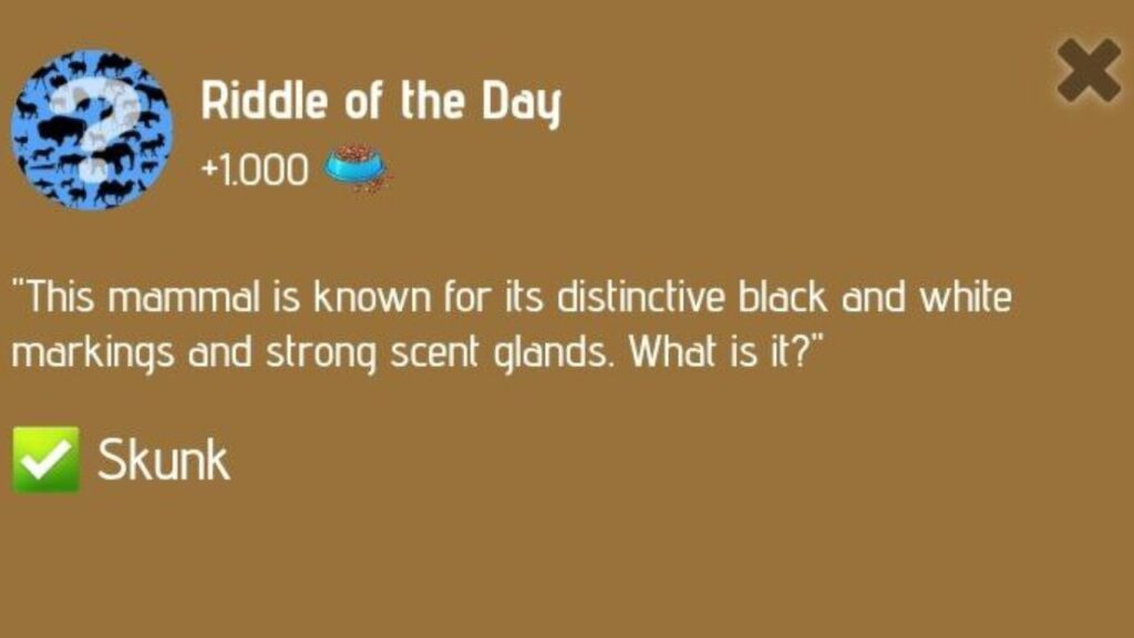 Zoo Riddle of the Day 27 January 2025