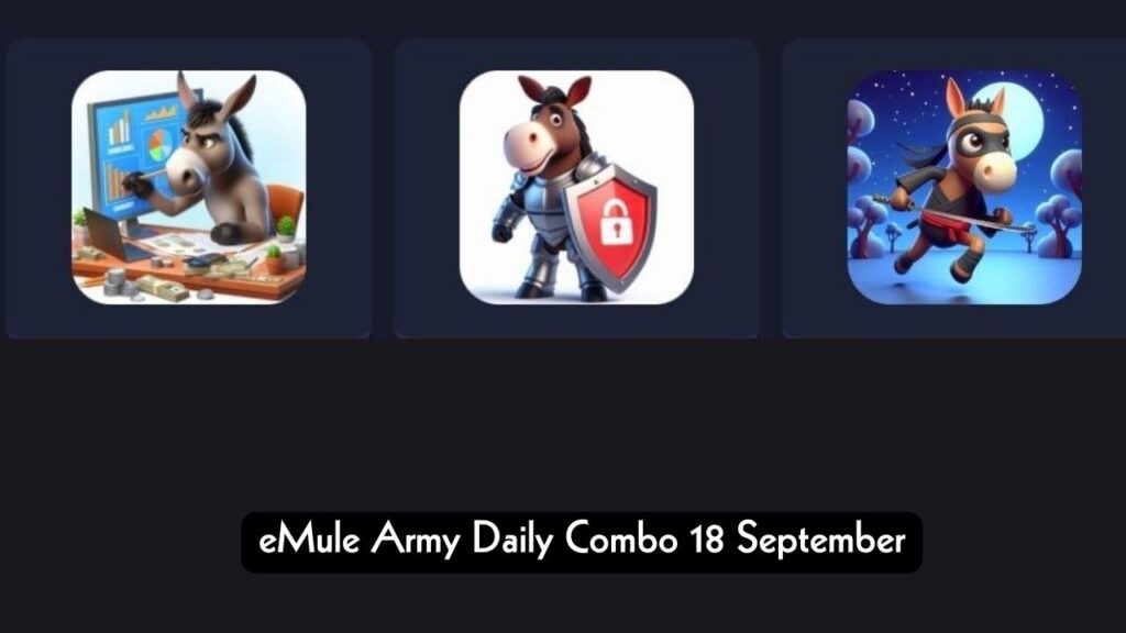 eMule Army Daily Combo 18 September