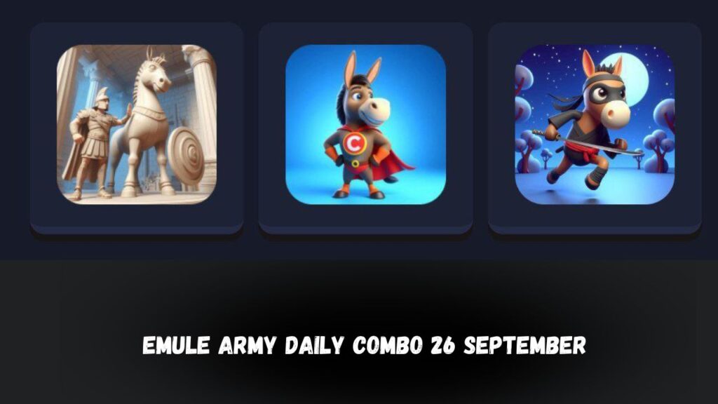 eMule Army Daily Combo 26 September