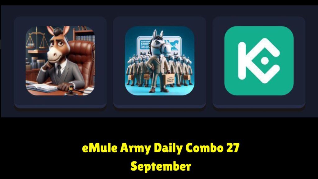 eMule Army Daily Combo 27 September